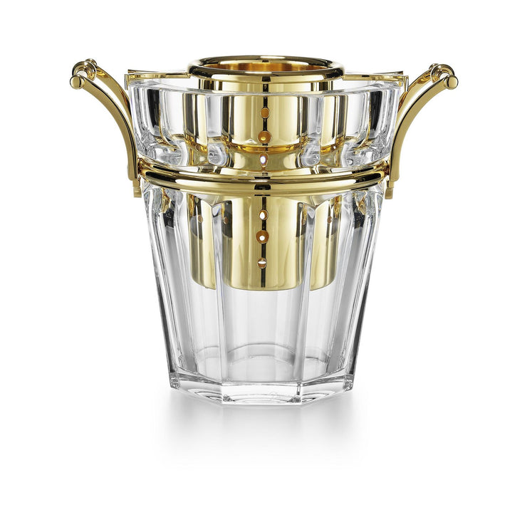 Harcourt Champagne Bucket Clear And Gold