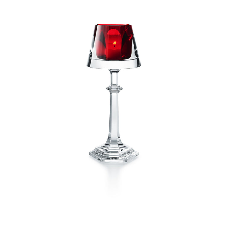Harcourt My Fire Red Candle Holder