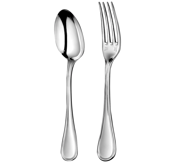Albi Box of 2 solid silver cutlery