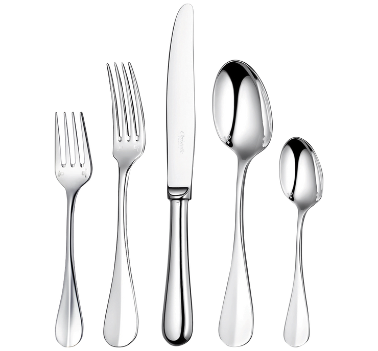 Fidelio 5-piece individual set in silver plated metal