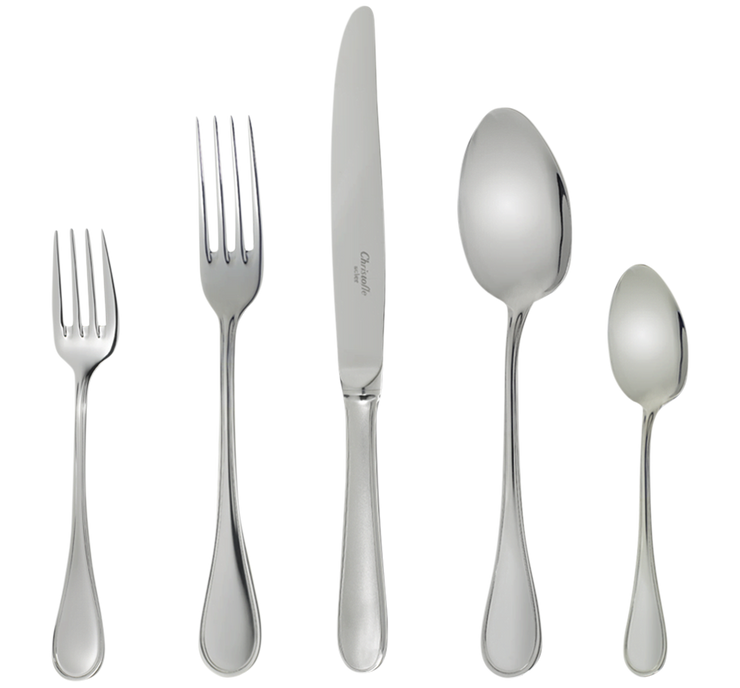 Set for 6 persons (36 pieces) in steel Albi Steel