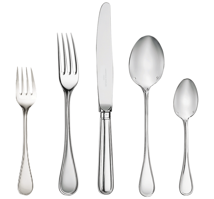 Albi Set for 6 persons (36 pieces) standard in silver plated metal
