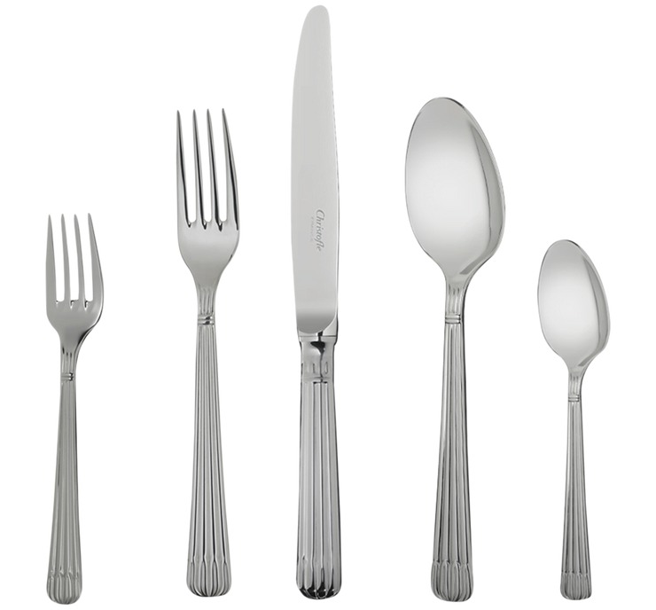 Set for 6 persons (24 pieces) in Osiris steel