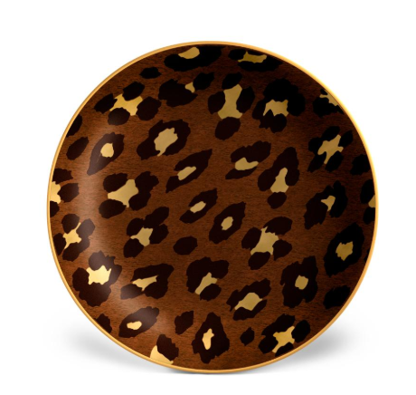 Leopard Canape Plates (Set of 4)
